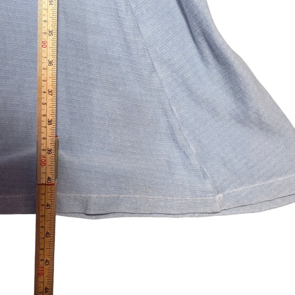 NEW‎ Soft Surroundings Knit Dress Medium Blue 3/4 Sleeve A-Line Casual M - Picture 8 of 10